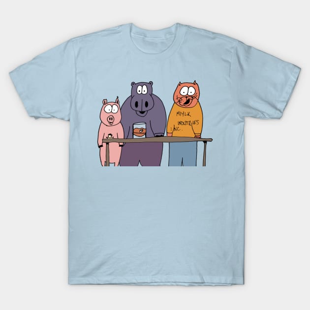 An evening with friends T-Shirt by KittenMiylk